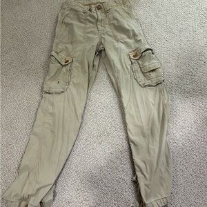 American Eagle Outfitters Beige Stretch Pants